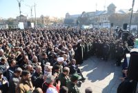 برگزاری مراسم تشییع و تدفین شهدای گمنام در همدان