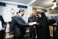 دیدار استاندار همدان با خانواده شهید والامقام محمد سهرابی